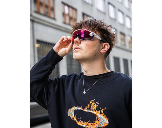 Sonnenbrille Oakley Jawbreaker Polished White/Prizm Road OO9290-05