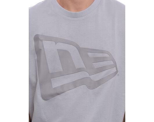 T-Shirt New Era - Tech Flag Oversized Tee - Dolphin Grey