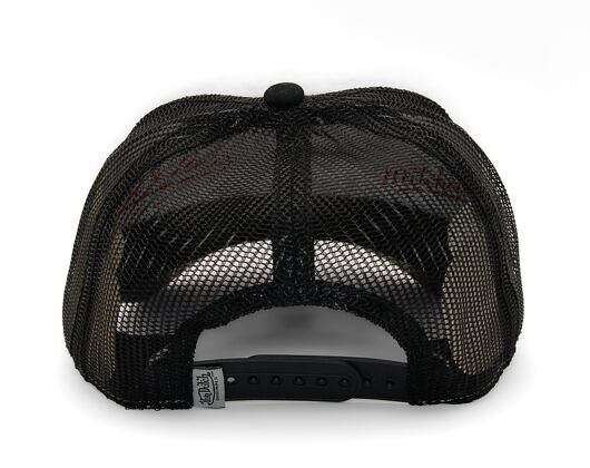 Kappe Von Dutch - Trucker Newark - Teddy/ Pu - Black/Cream