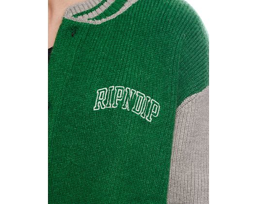 Strickpullover Rip N Dip - Team Spirit Varsity Cardigan  (Green/Grey)