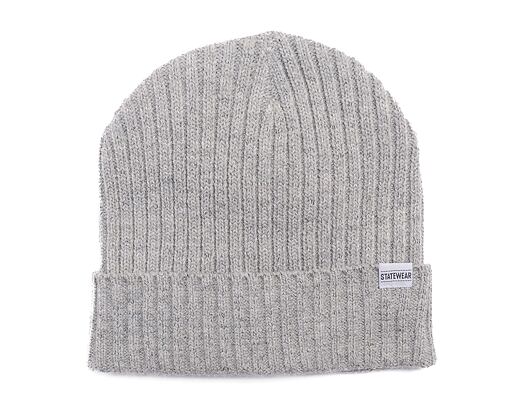Mütze Statewear - Frank Beanie Light Grey Melange