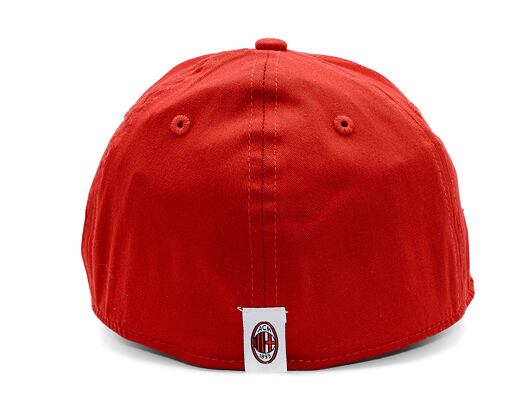 Kappe New Era - M Logo 39THIRTY - AC Milan - Scarlet / Black