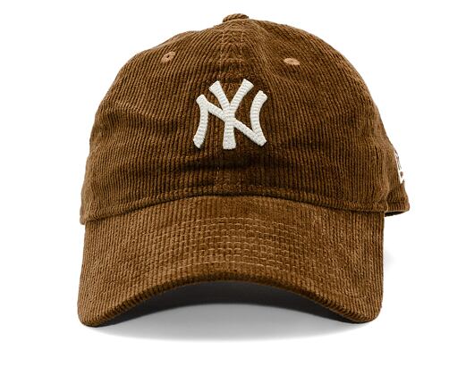 Kappe New Era - MLB Premium Cord 9TWENTY - NY Yankees - Walnut