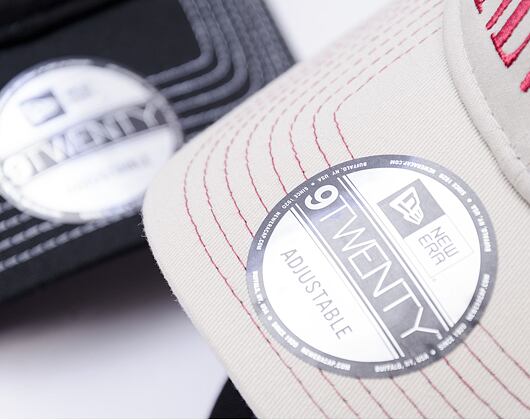 Kappe New Era - Wordmark 9TWENTY - Stone / Burgundy