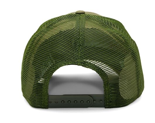 Kappe New Era - Buffalo Patch 9FORTY Trucker - New Olive