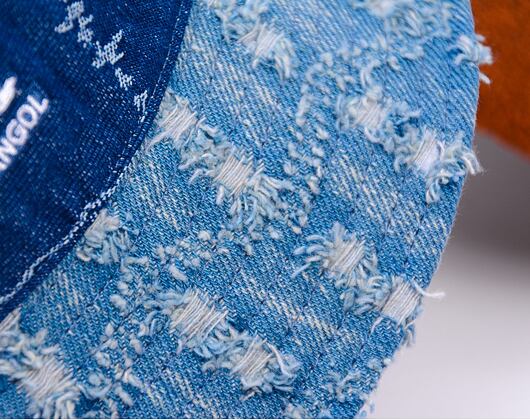Kangol Hut - Denim Mashup Bucket - Mittelblau