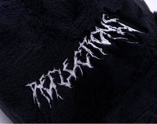 Kappe Reflection Luxury Fuzzy Trucker - Black Midnight Contrast