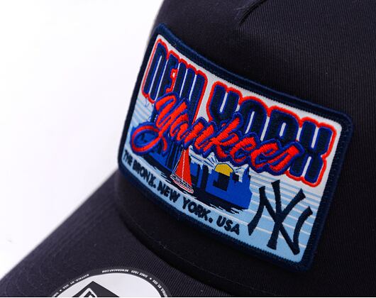 Kappe New Era - MLB City Patch 9FORTY Trucker - NY Yankees - Navy