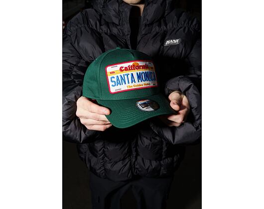 Kappe New Era - License Plate 9FORTY A-Frame - Dark Green