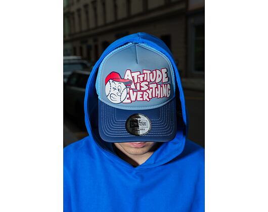 Kappe New Era - Baseball Graphic 9FORTY Trucker - Navy / Bright Blue