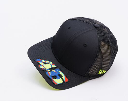 Kappe New Era - Valentino Rossi VR46 Moon Sun 9FIFTY Stretch-Snap - Black / Upright Yellow