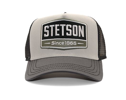 Kappe Stetson - Trucker Cap Gasoline - Grey/Black