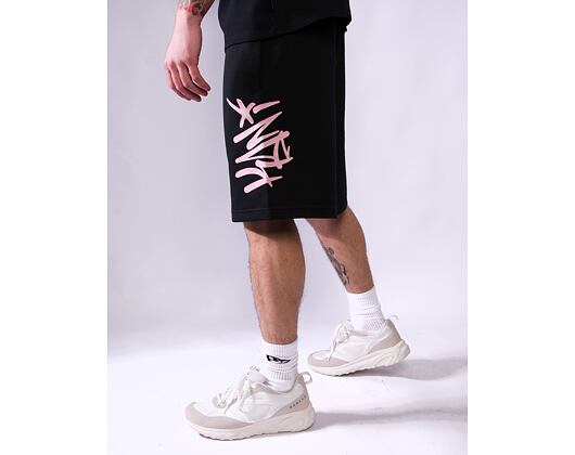 Shorts Karl Kani - Kani Tag Sweatshorts - black/rose