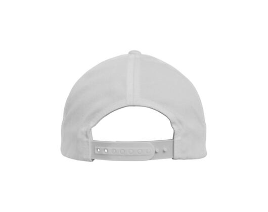 Kappe Yupoong 5-Panel Curved Classic Snapback white