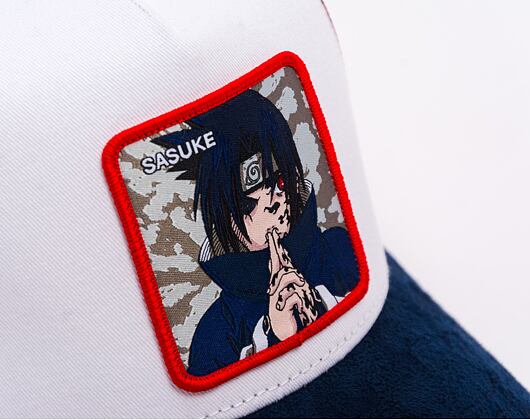 Kappe Capslab X Naruto - Sasuke Itachi - Serge Coton Mesh Imprime