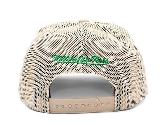 Kappe Mitchell & Ness - Boston Celtics - Evergreen Trucker Hwc - Off White