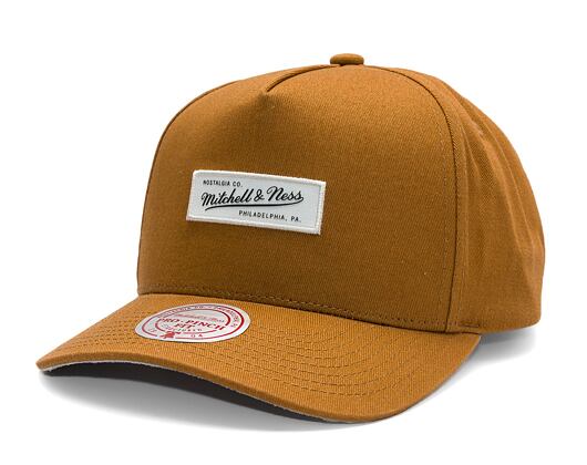 Kappe Mitchell & Ness - Branded Box Logo 2.0 Pro Snapback - Branded - Tan