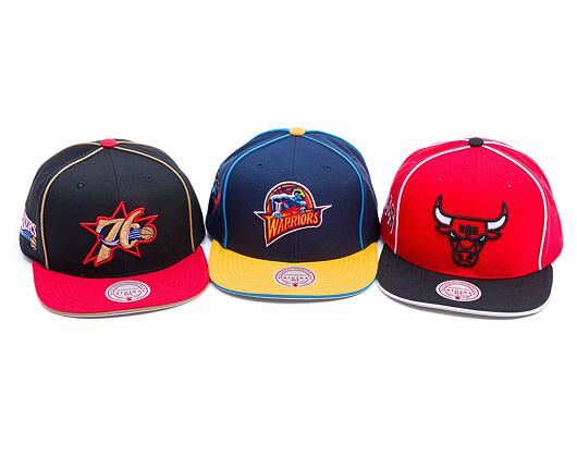 Kappe Mitchell & Ness - Golden State Warriors - Pipe Snapback Hwc - Navy