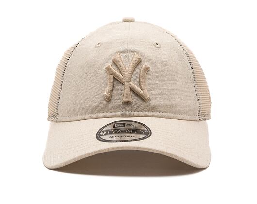 Kappe New Era - MLB Linen 9TWENTY - NY Yankees - Stone