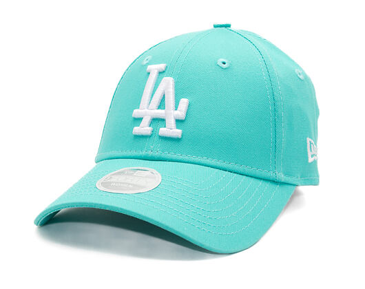 Damen Kappe New Era - MLB League Essential 9FORTY - LA Dodgers - Teal / White