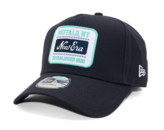 Kappe New Era - Branded Washed Patch 9FORTY A-Frame - Navy