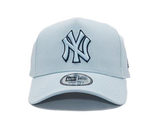 Kappe New Era - MLB Tonal Outline 9FORTY A-Frame - NY Yankees - Blue / Navy