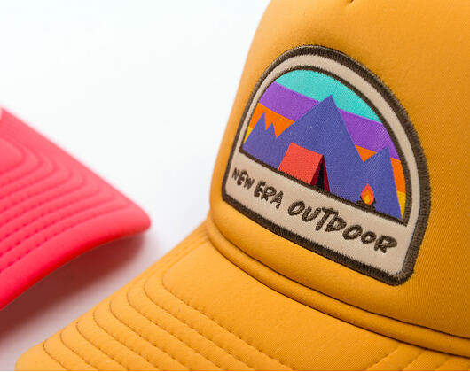 Kinder Kappe New Era - Branded Adventure Patch 9FORTY Trucker - Yellow