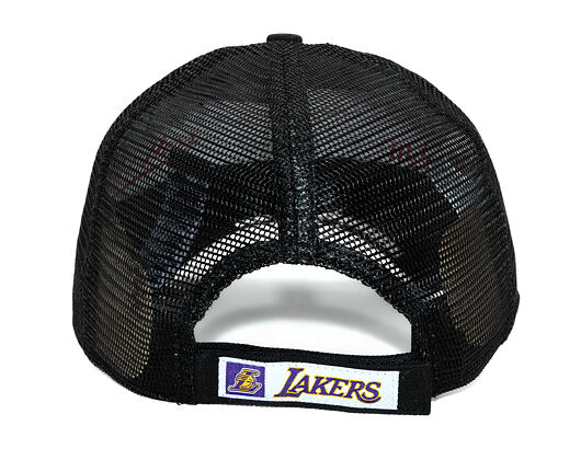 Kappe New Era - NBA Homefield Trucker 9FORTY - LA Lakers - Black / Grey