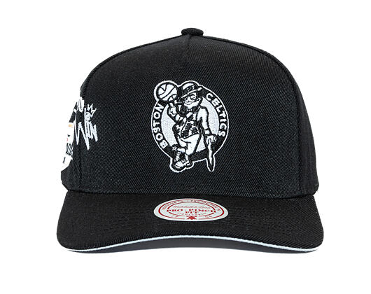 Kappe Mitchell & Ness - NBA Born To Win Pro Snapback - Boston Celtics - Black