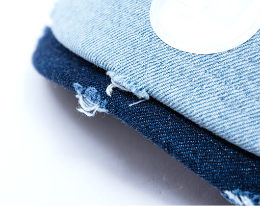 Damen Kappe New Era - MLB Denim 9FORTY Trucker - NY Yankees - Blau