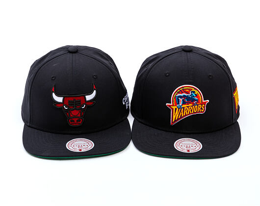 Kappe Mitchell & Ness - NBA April Showers Snapback - Chicago Bulls - Black