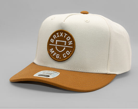Kappe Brixton - Crest C Mp Snapback - Washed Copper/Off White
