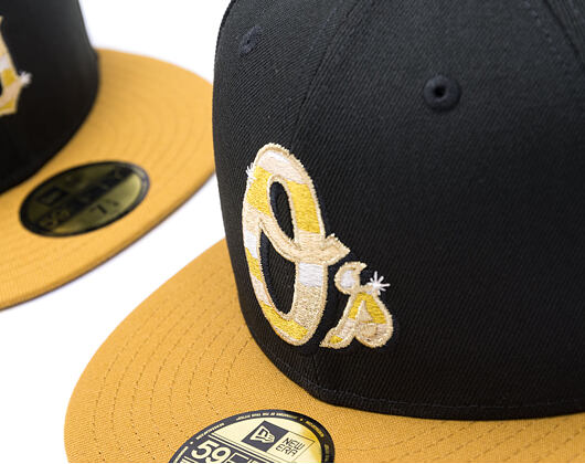 Kappe New Era - MLB 59FIFTY Day - Baltimore Orioles - Black & Gold