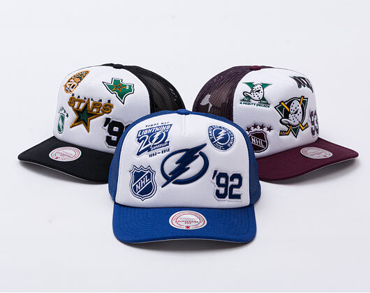 Kappe Mitchell & Ness - Gridlock Trucker - Tampa Bay Lightning - White