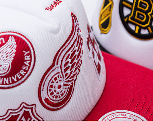 Kappe Mitchell & Ness - Gridlock Trucker - Detroit Red Wings - White