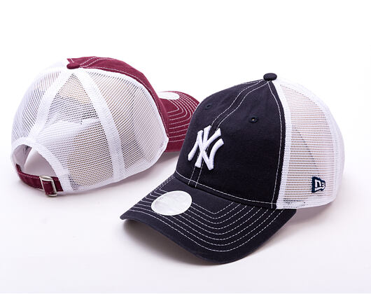 Damen Kappe New Era - MLB Washed & Mesh 9TWENTY - NY Yankees - Navy