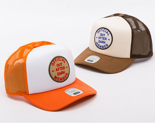 Kappe Brixton - Out After Dark Np Hp Trucker H - Tangerine/Off White