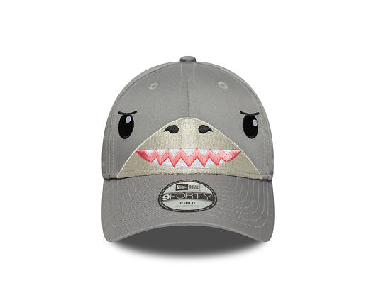 Kinder Kappe New Era - Monster Face 9FORTY - Grey