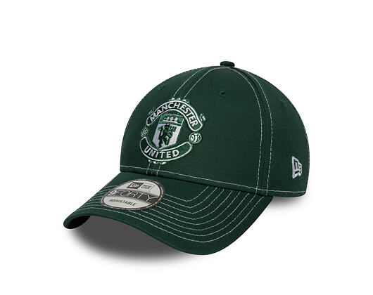 Kappe New Era - Contrast Stitch 9FORTY - Manchester United FC - Dark Green