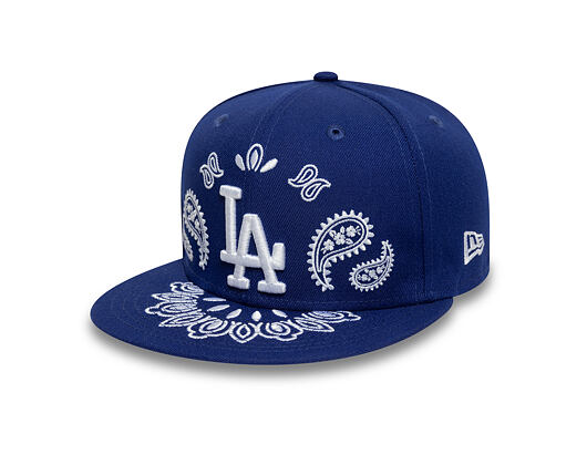 Kappe New Era - MLB Paisley Bandana 59FIFTY - LA Dodgers - Dark Royal