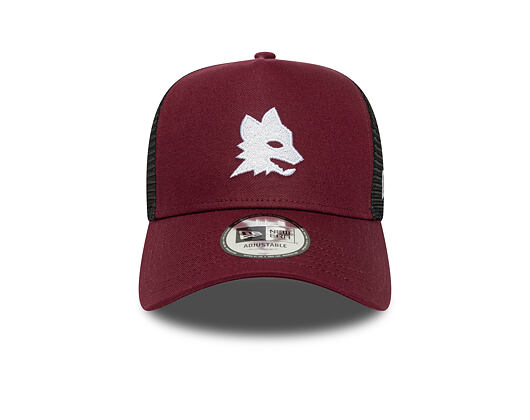 Kappe New Era - Seasonal 9FORTY Trucker - AS Roma - Burgundy