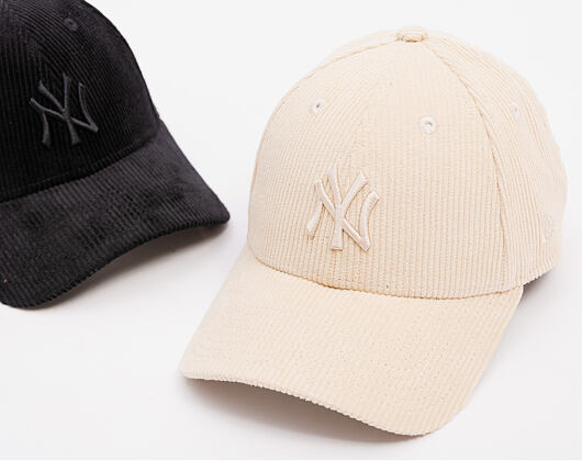 Damen Kappe New Era - MLB Cord 9FORTY - NY Yankees - Stone