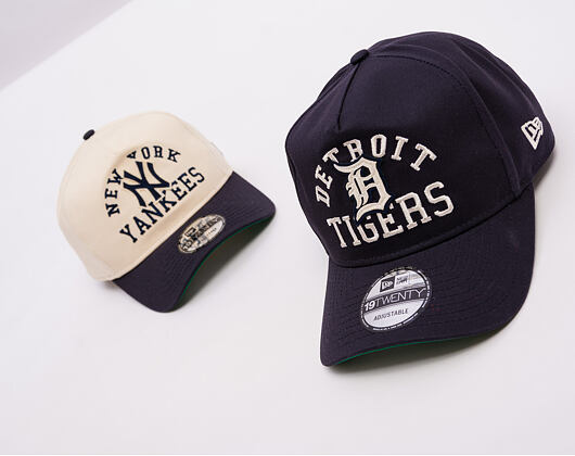 Kappe New Era - MLB Heritage Pre-Curved Golfer 19TWENTY - Detroit Tigers - Navy