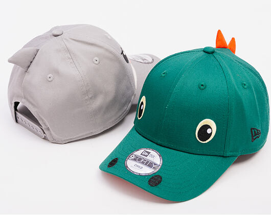 Kinder Kappe New Era - Monster Face 9FORTY - Emerald Green
