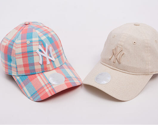 Kappe New Era - 920W MLB Linen - NY Yankees - Stone/Stone