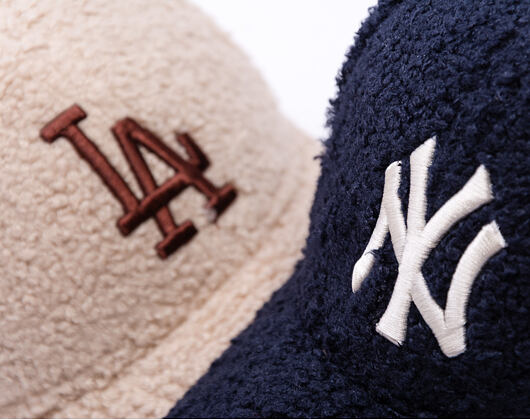 Kappe New Era - MLB Borg Teddy Fleece 9FORTY - NY Yankees - Navy