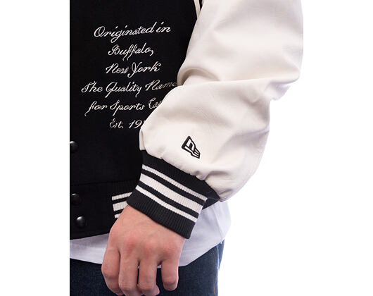 Jacke New Era - Patch Varsity Jacket - Black