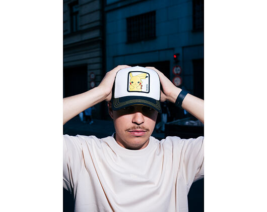 Kappe Capslab - Pokémon Trucker - Pikachu - Black / White