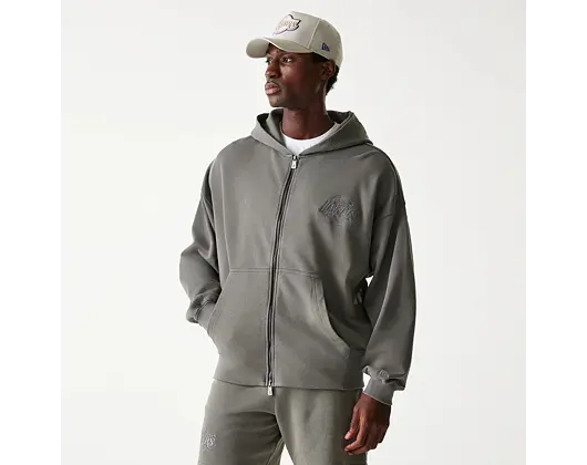 Pullover New Era - NBA Washed Full-zip - LA Lakers - Grey