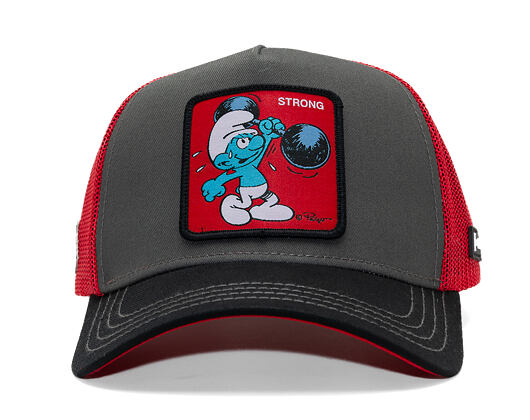 Kappe Capslab - Smurfs Trucker - Strong - Black / Red